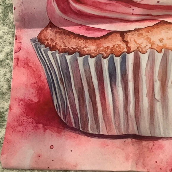 Pink Cupcake Tote Bag Nylon NWT 14” x15.50” - Picture 5 of 16